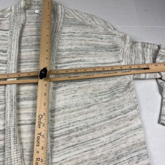 Haven Well Within Organic Cotton Blend Cardigan Marled Open Front Sweater MEDIUM - Picture 7 of 10